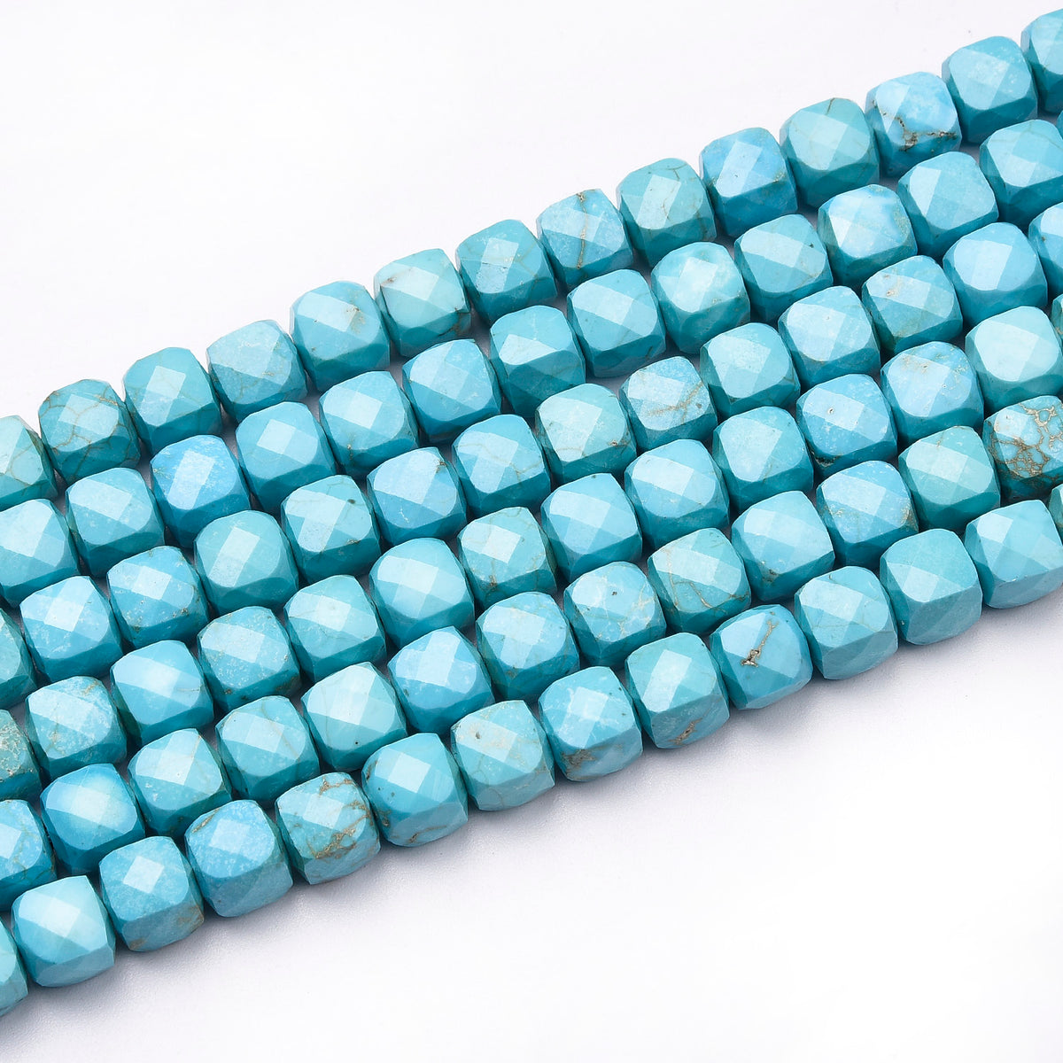 Blue Turquoise Beads Strand