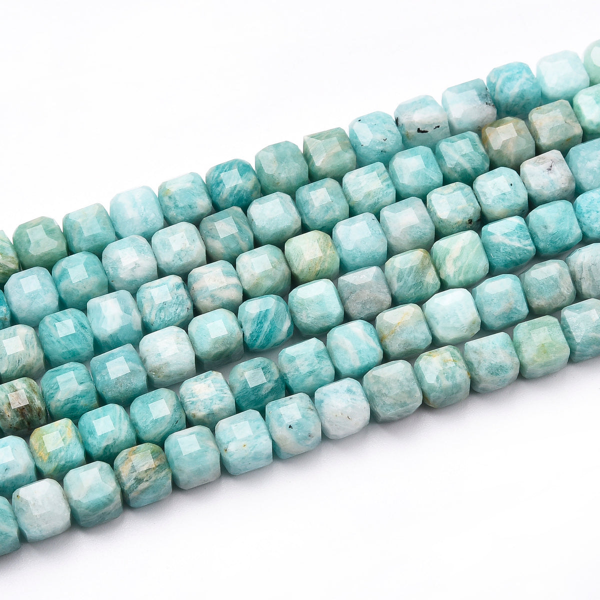 Lite Blue Brazil Amazonite Beads Strand