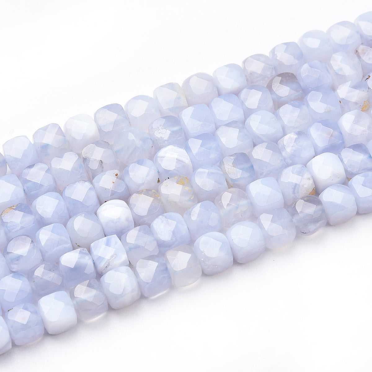 Blue Chalcedony Beads Strand