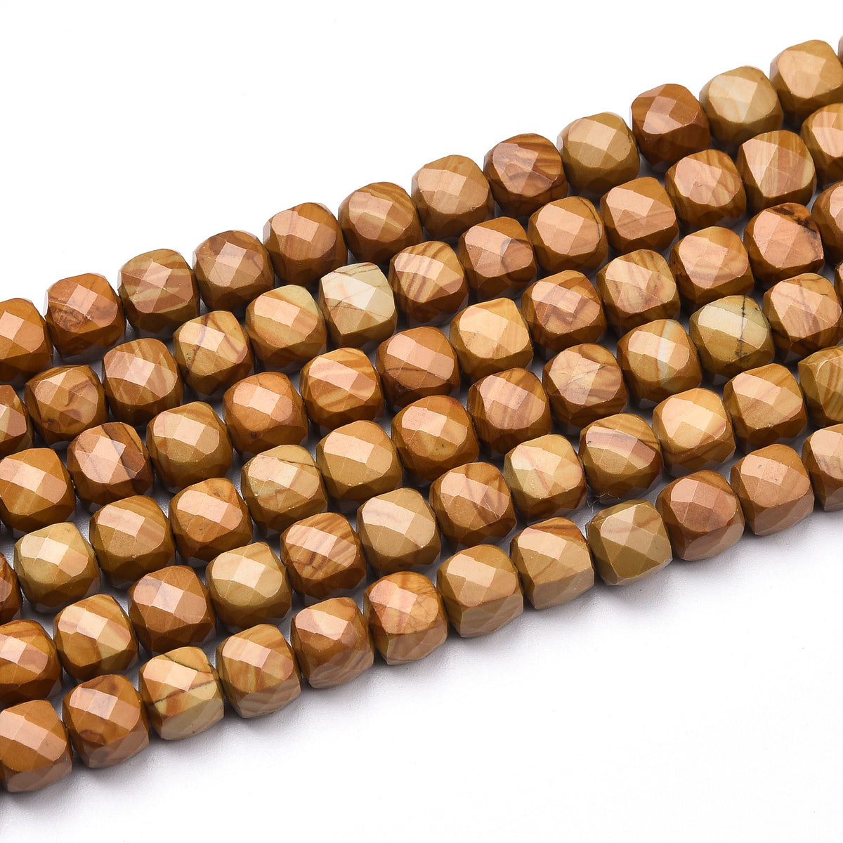 Wooden Jasper Beads Strand