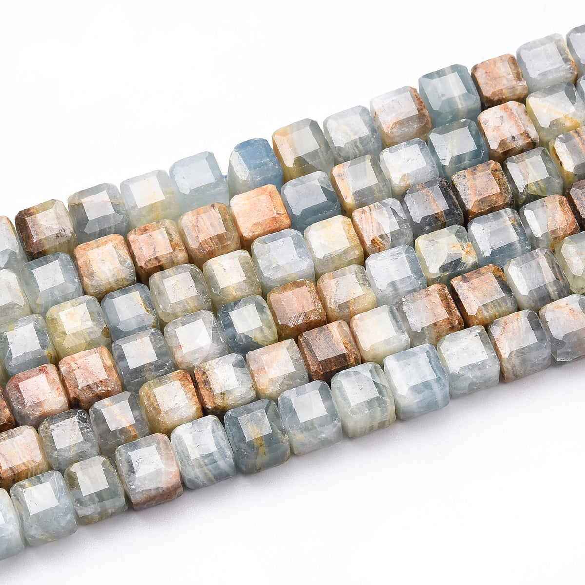 Blue Calcite Beads Strand