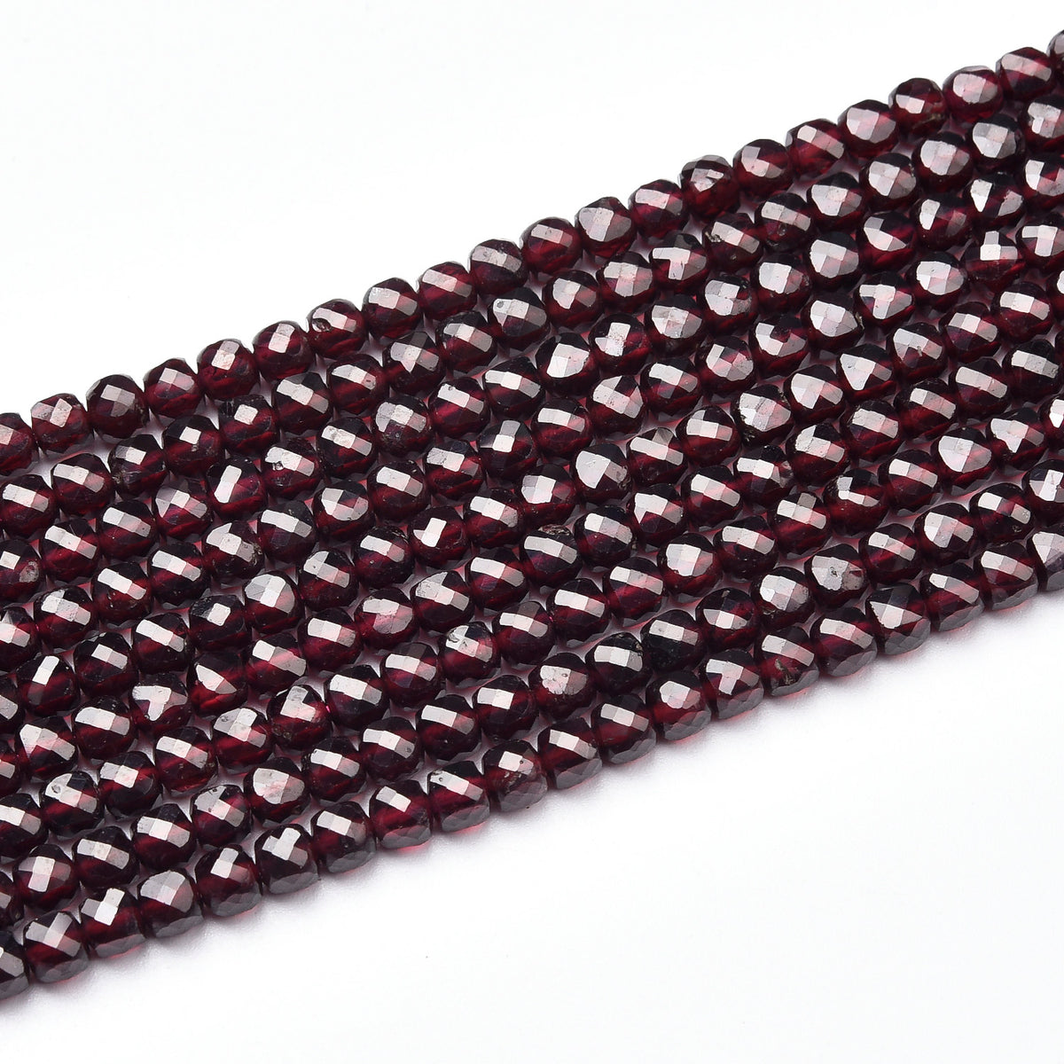 Grade AA Garnet Beads Strand