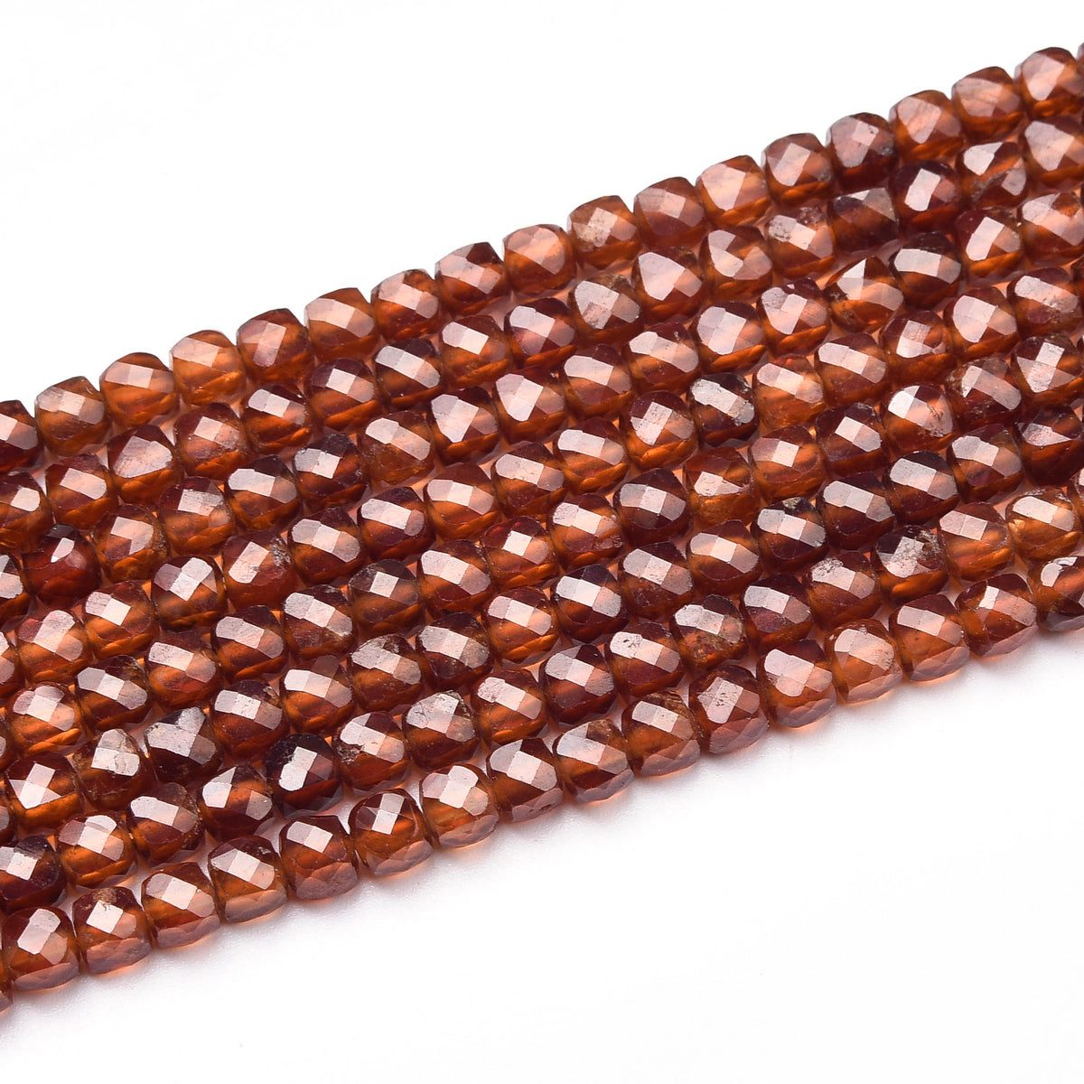 Hessonite Beads Strand