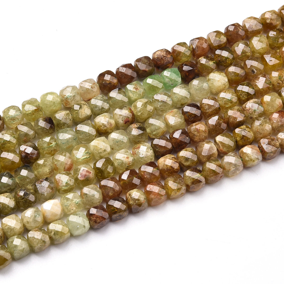 Green Garnet (Green) Beads Strand