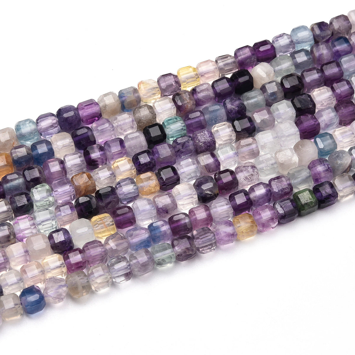 Grade A Fluorite (Purple) Beads Strand