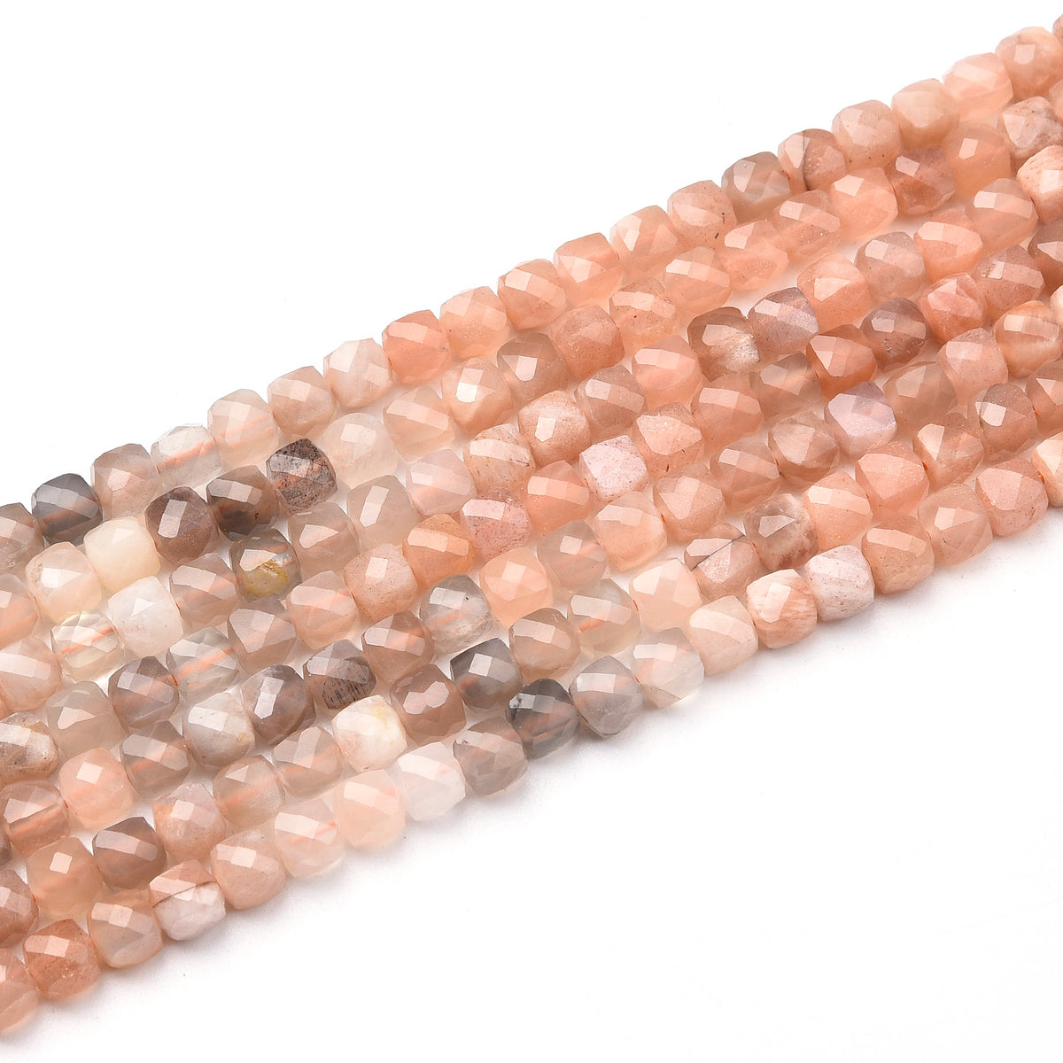 Grade A Orange Moonstone Beads Strand