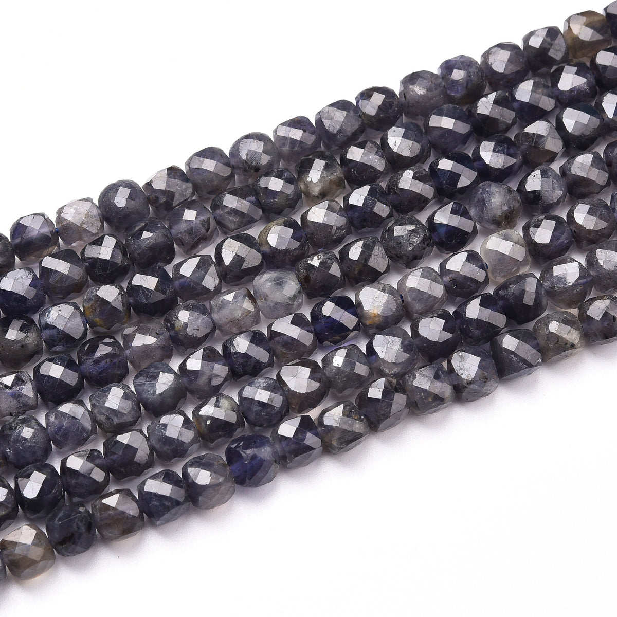 Black Iolite Beads Strand