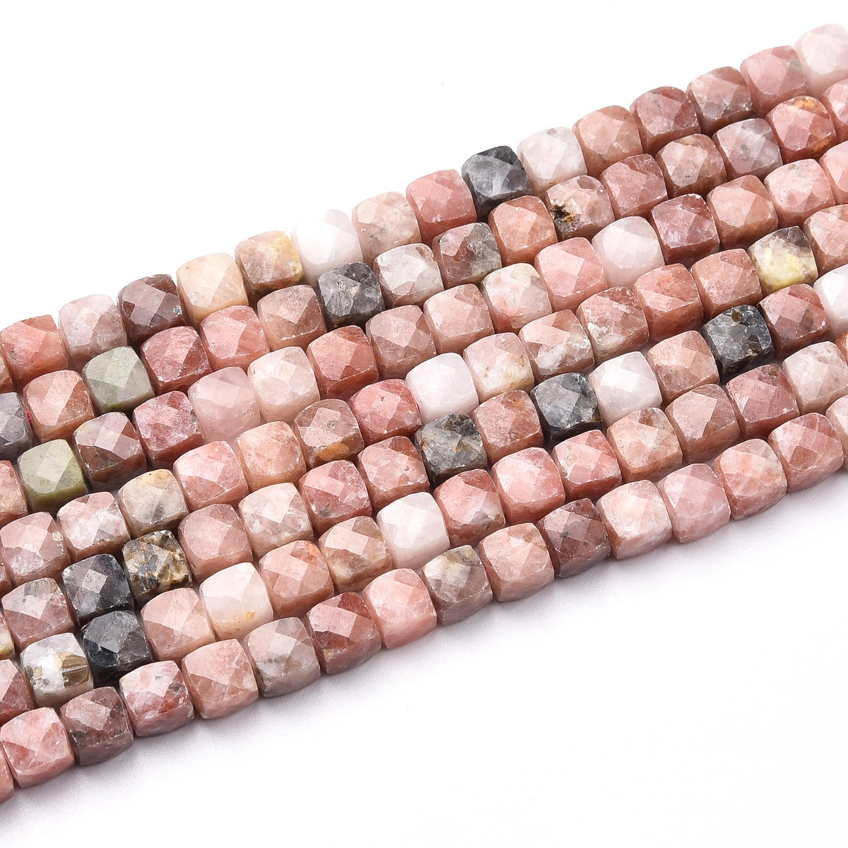 Plum Jade (Pink) Beads Strand