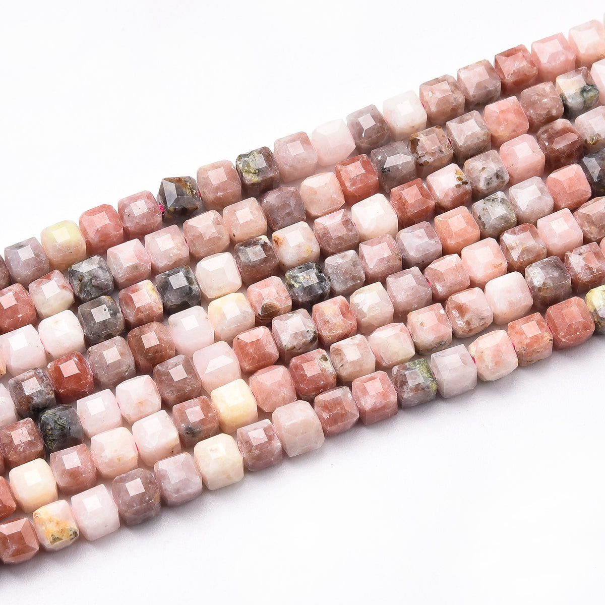 Plum Jade (Lite Pink) Beads Strand