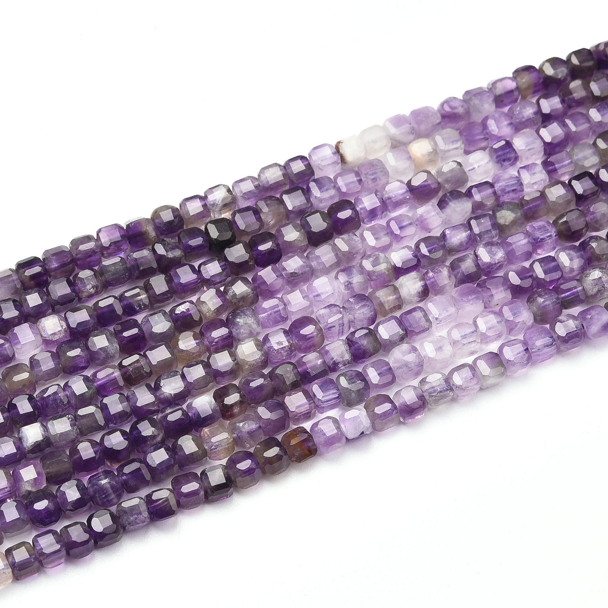 Lite Purple Amethyst Beads Strand