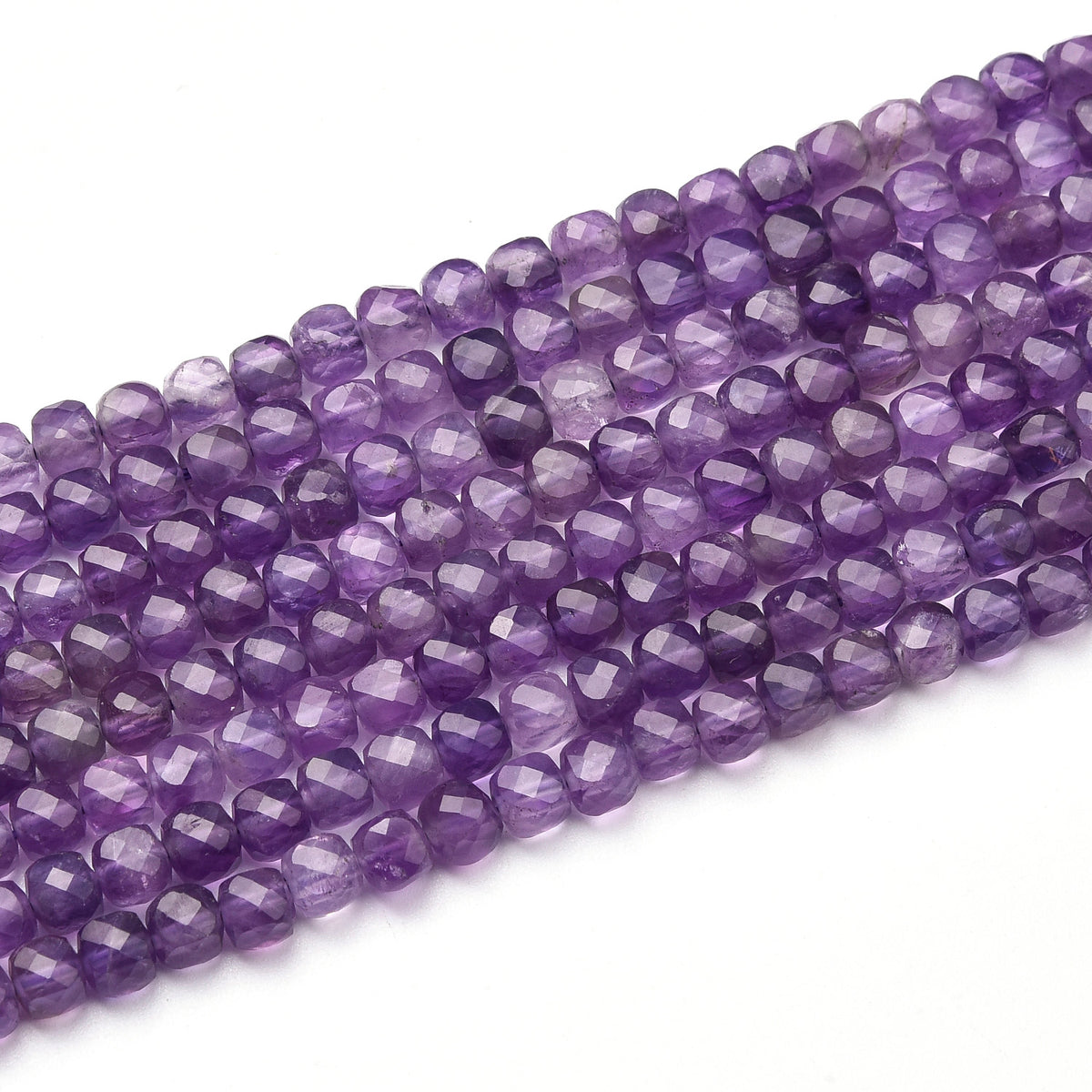 Purple Amethyst Beads Strand