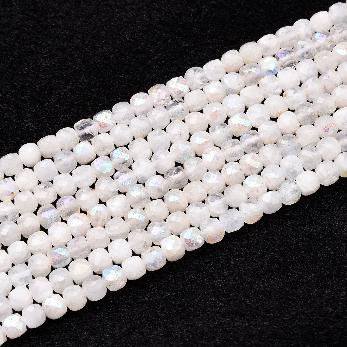 Grade A White Moonstone Beads Strand