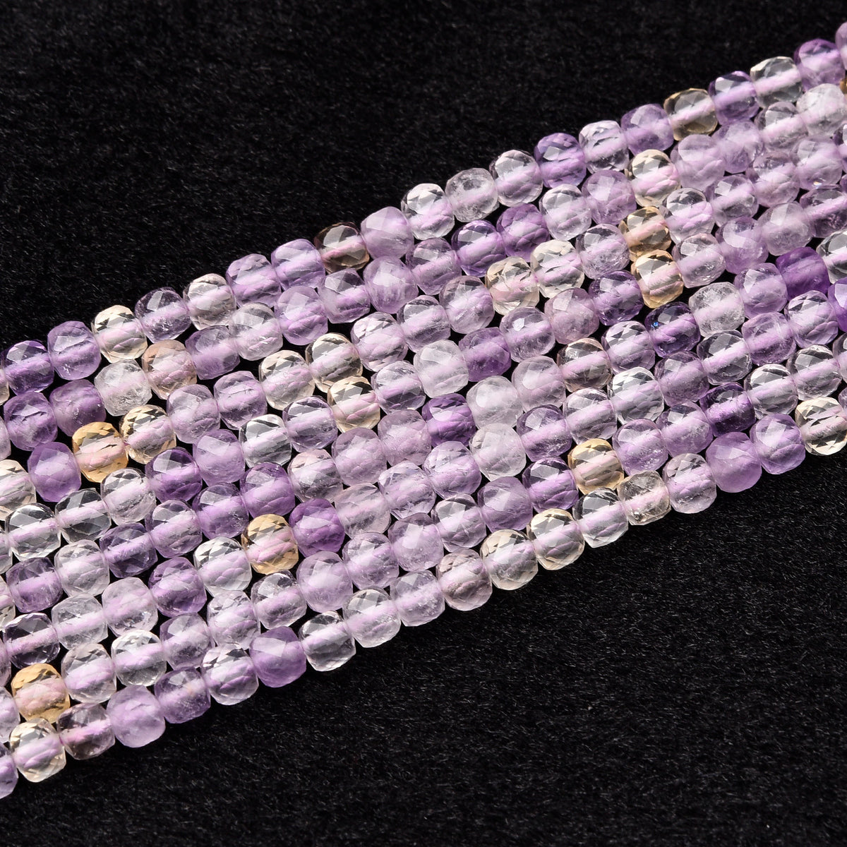 Ametrine Beads Strand