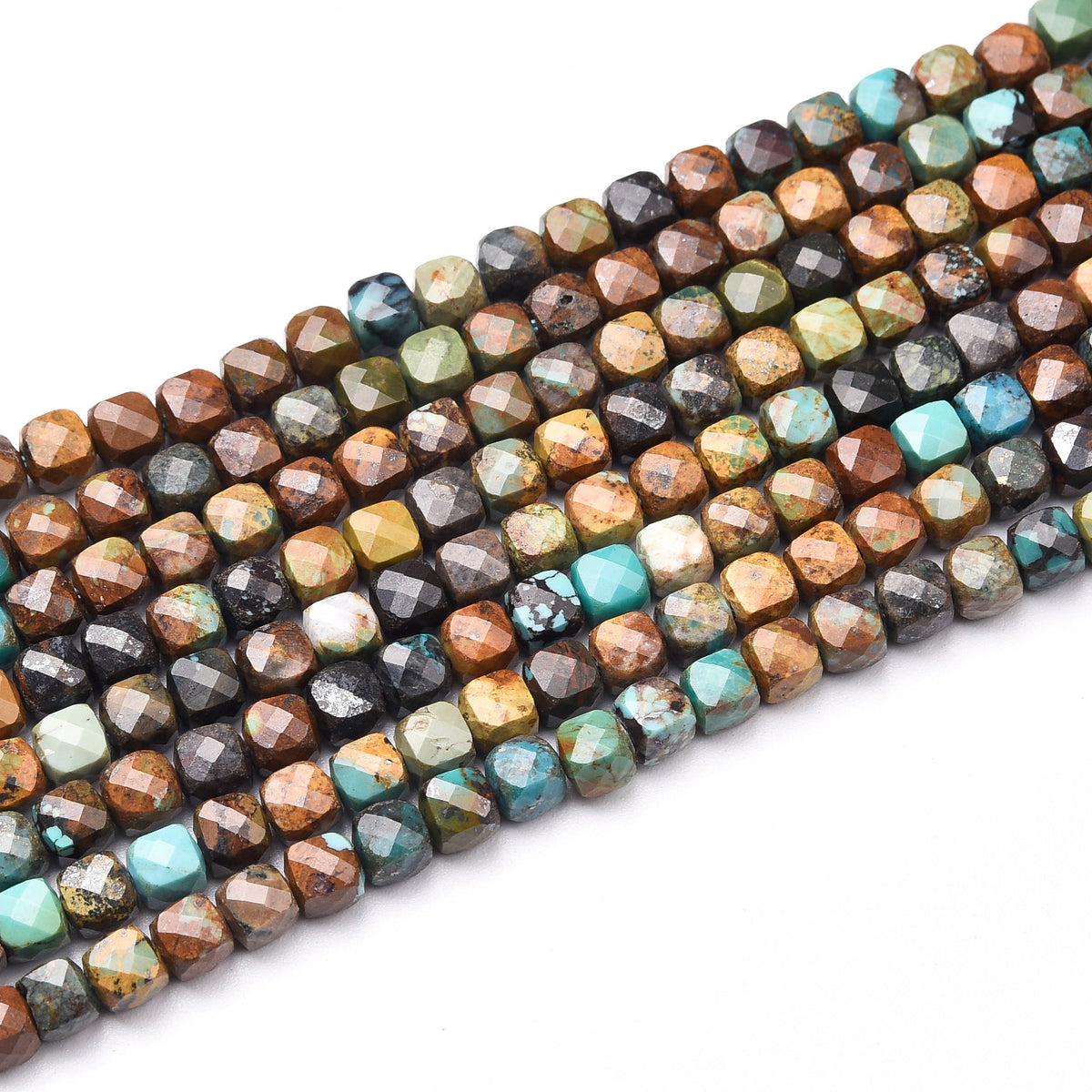 Natural Turquoise (Blue)  Beads Strand