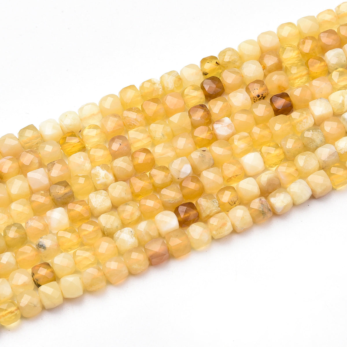 Natural Yellow Opal Beads Strand