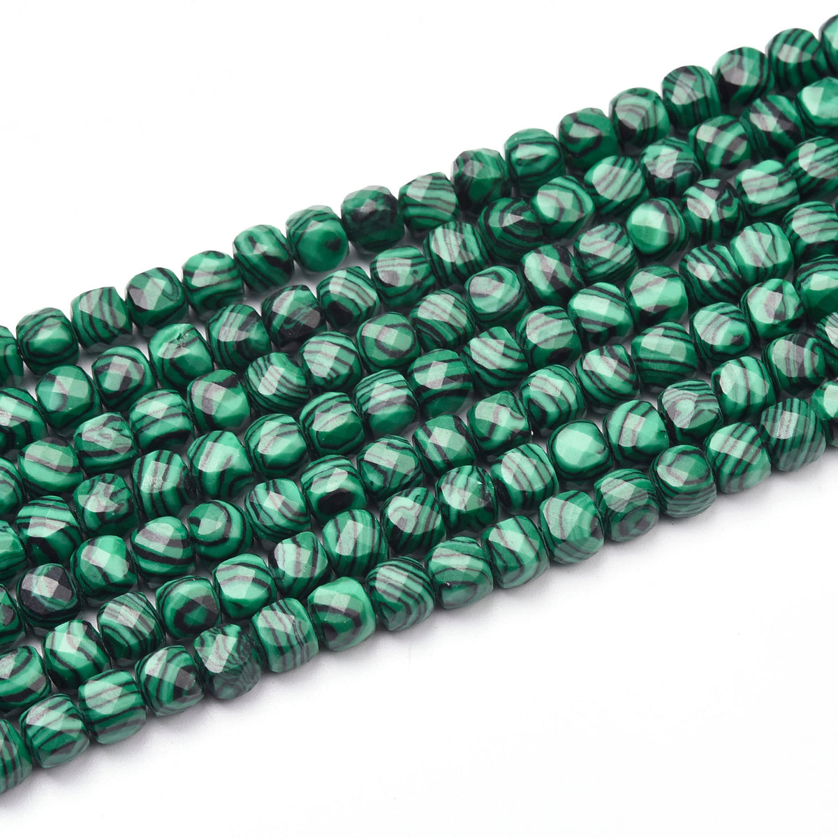 Green Malachite Beads Strand