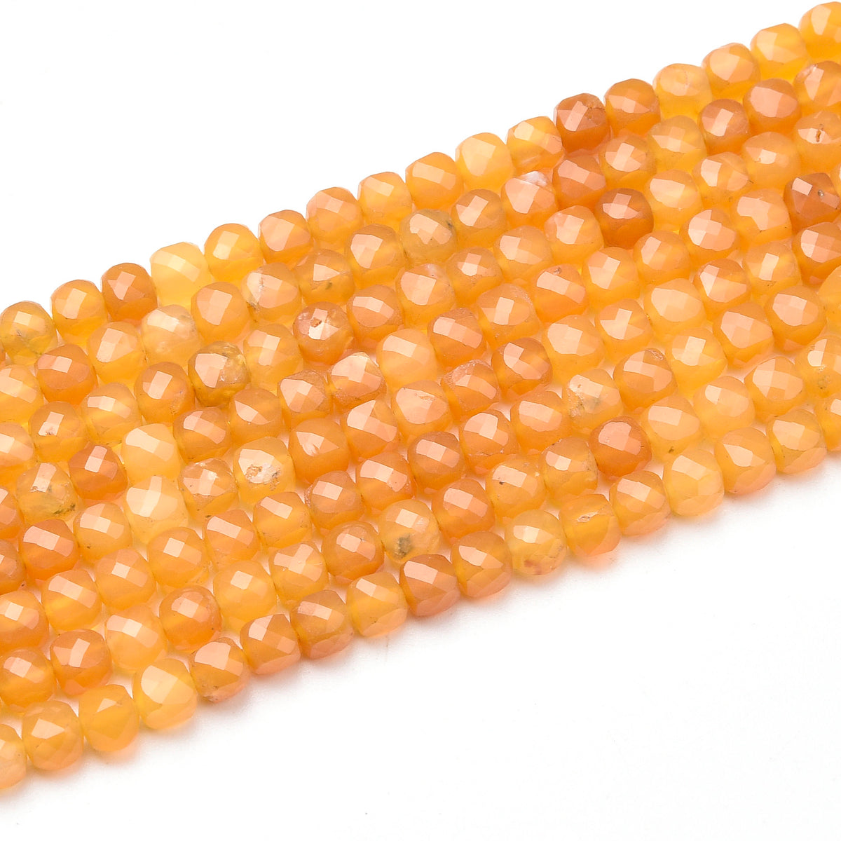 Yellow Jade Beads Strand