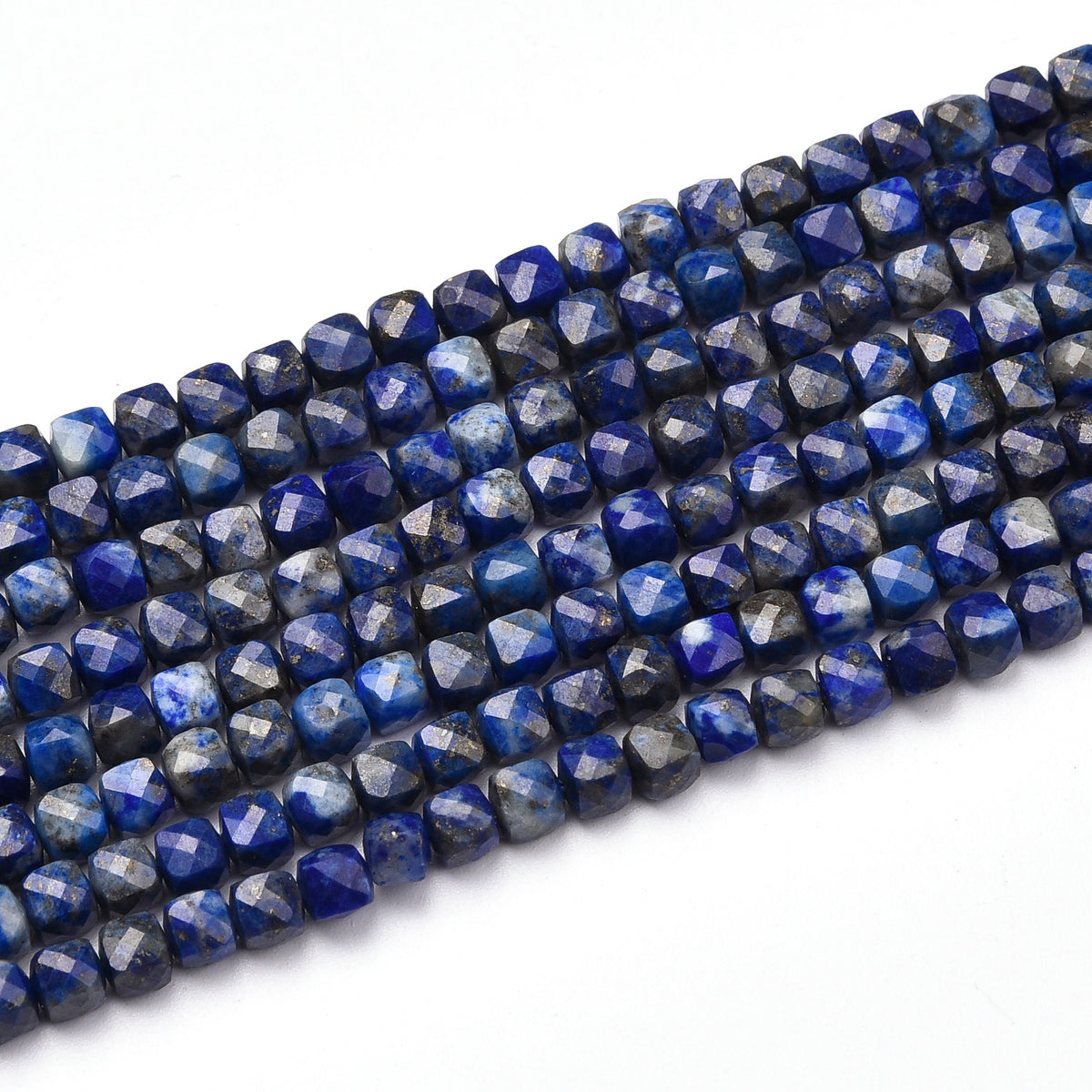 Deep Blue Lapis Beads Strand