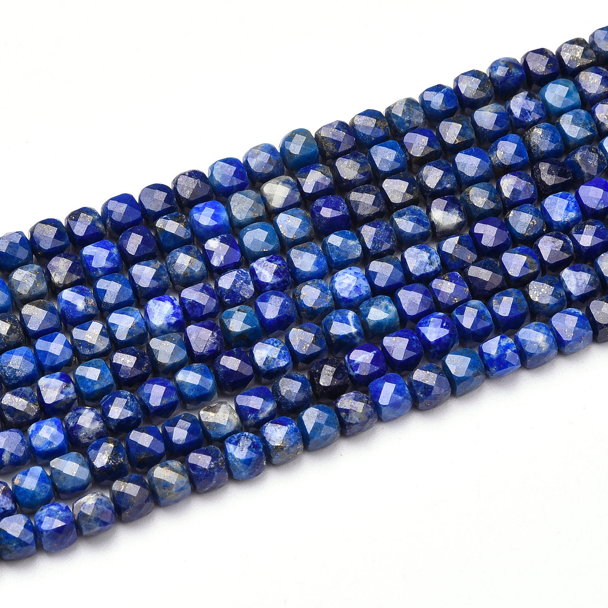 Bright Blue Lapis Beads Strand