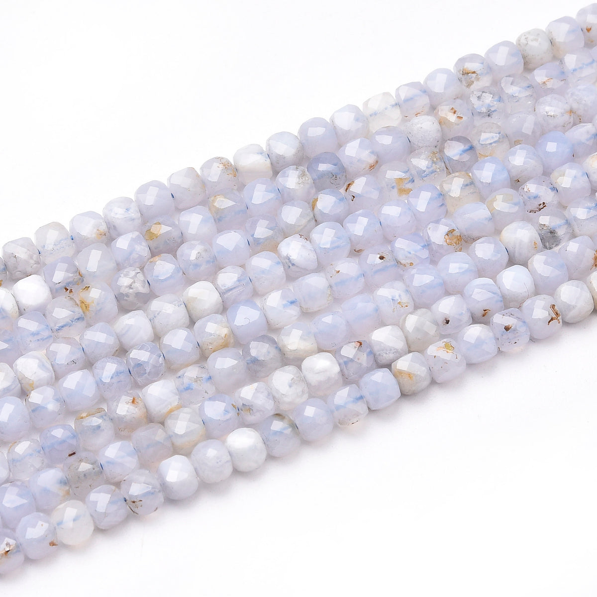 Blue Chalcedony Beads Strand