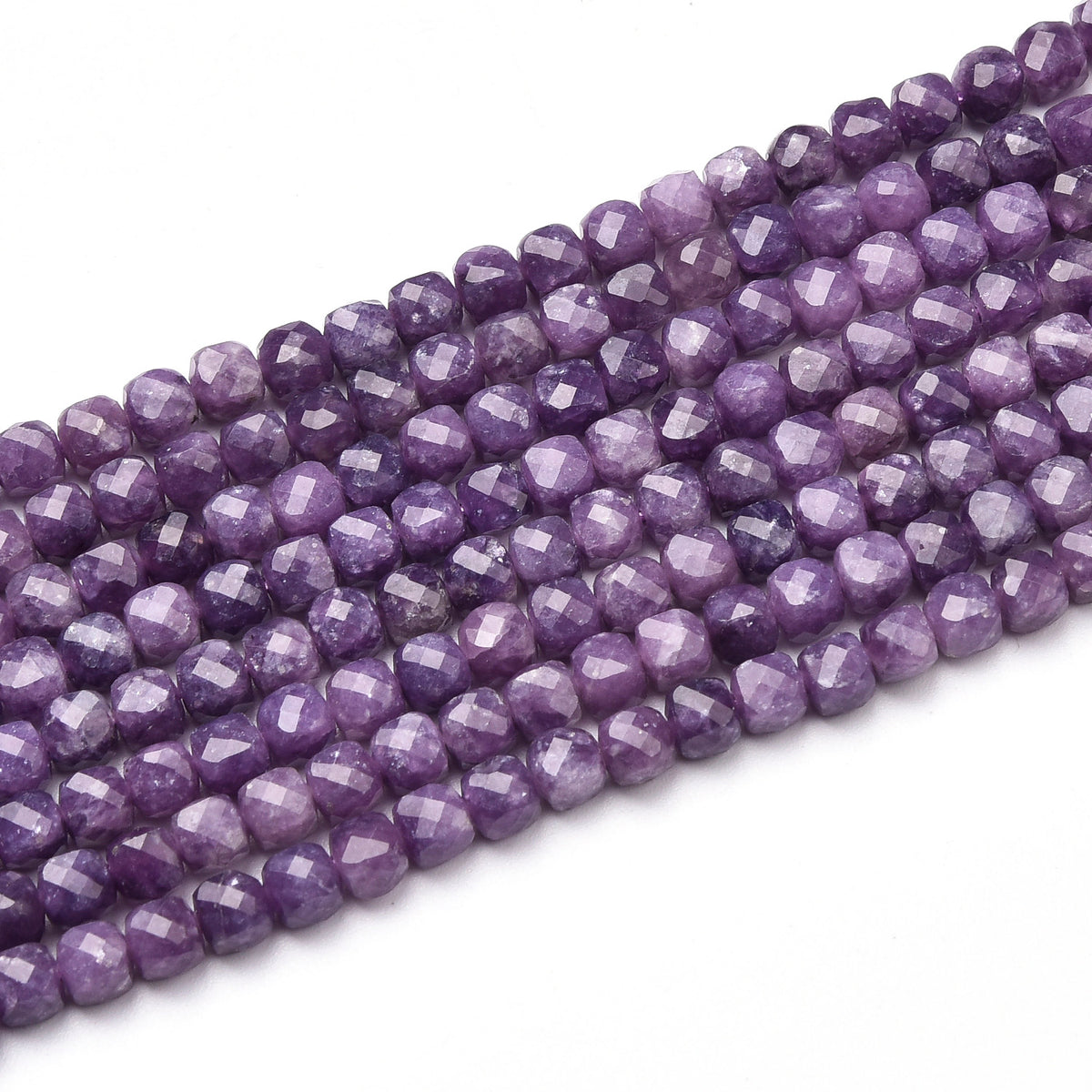 Purple Phosphosiderite Beads Strand