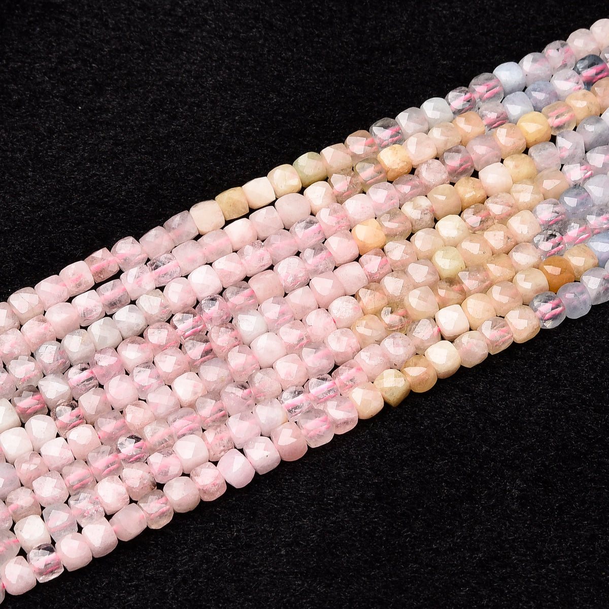 Pink / Pure Pink Morganite Beads Strand