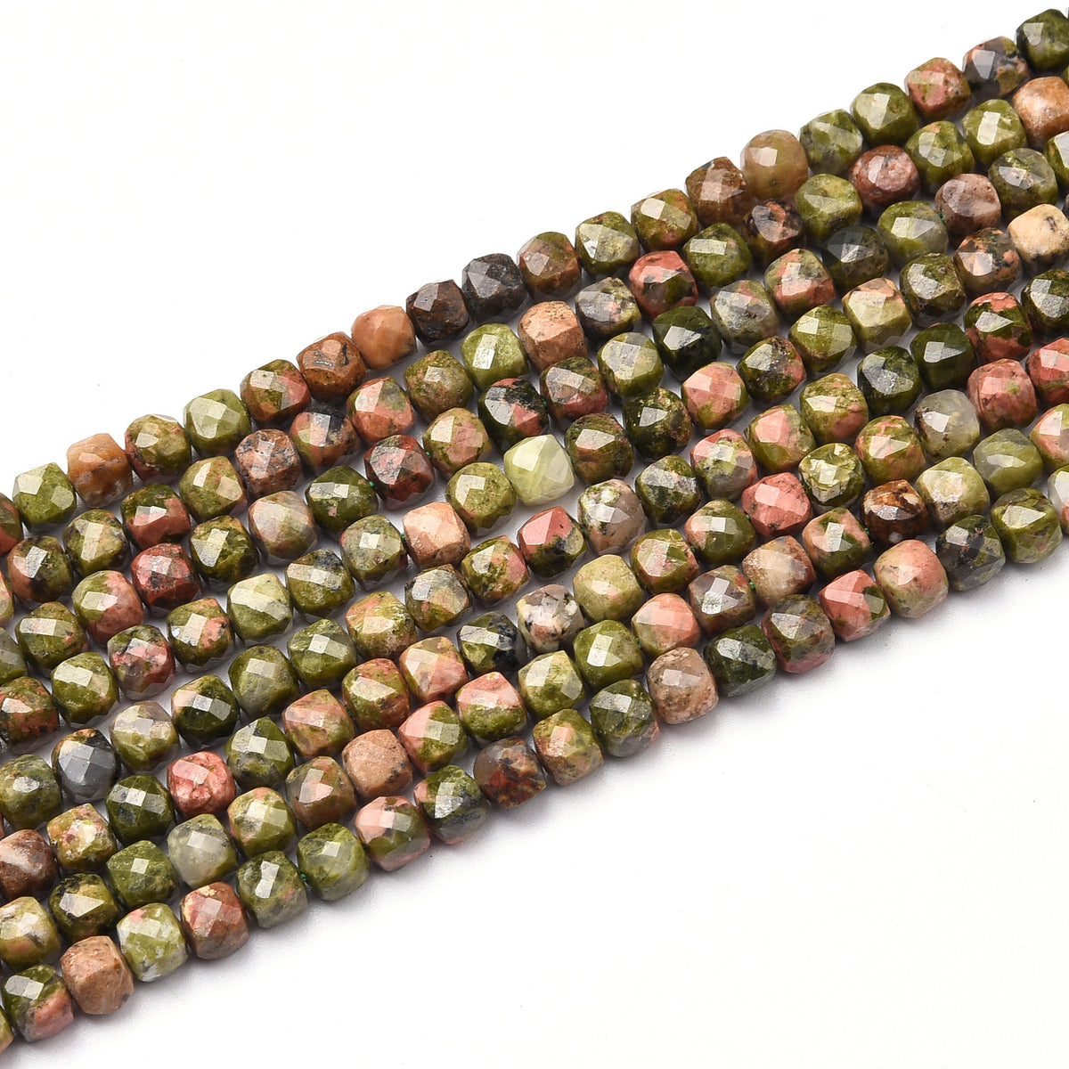 Unakite Beads Strand