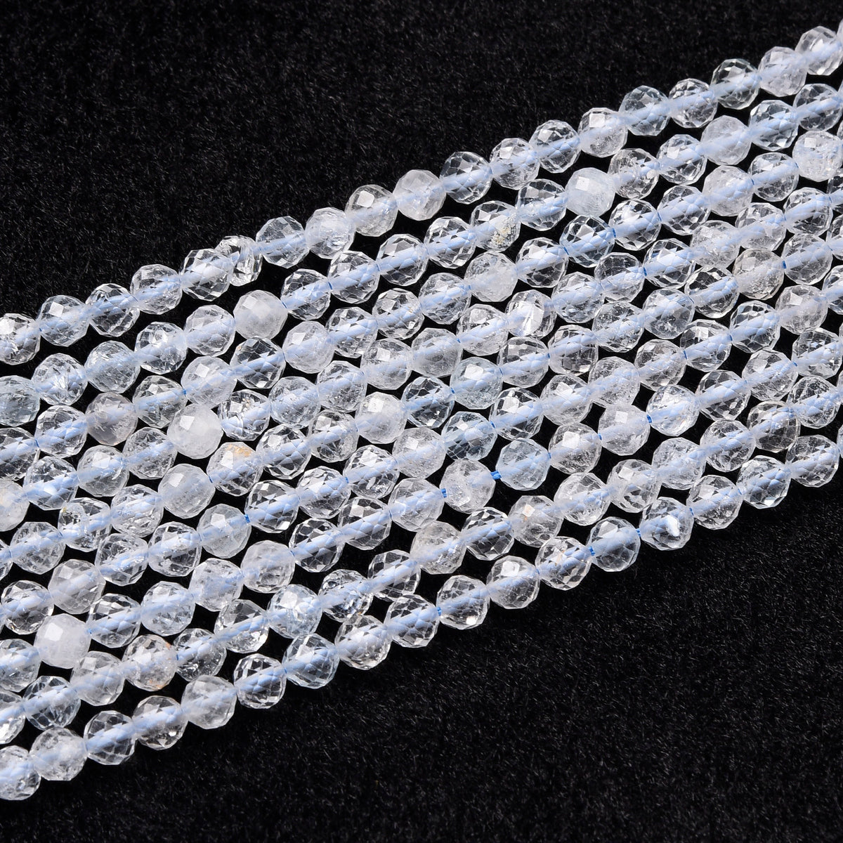 Light Blue Topaz Beads Strand