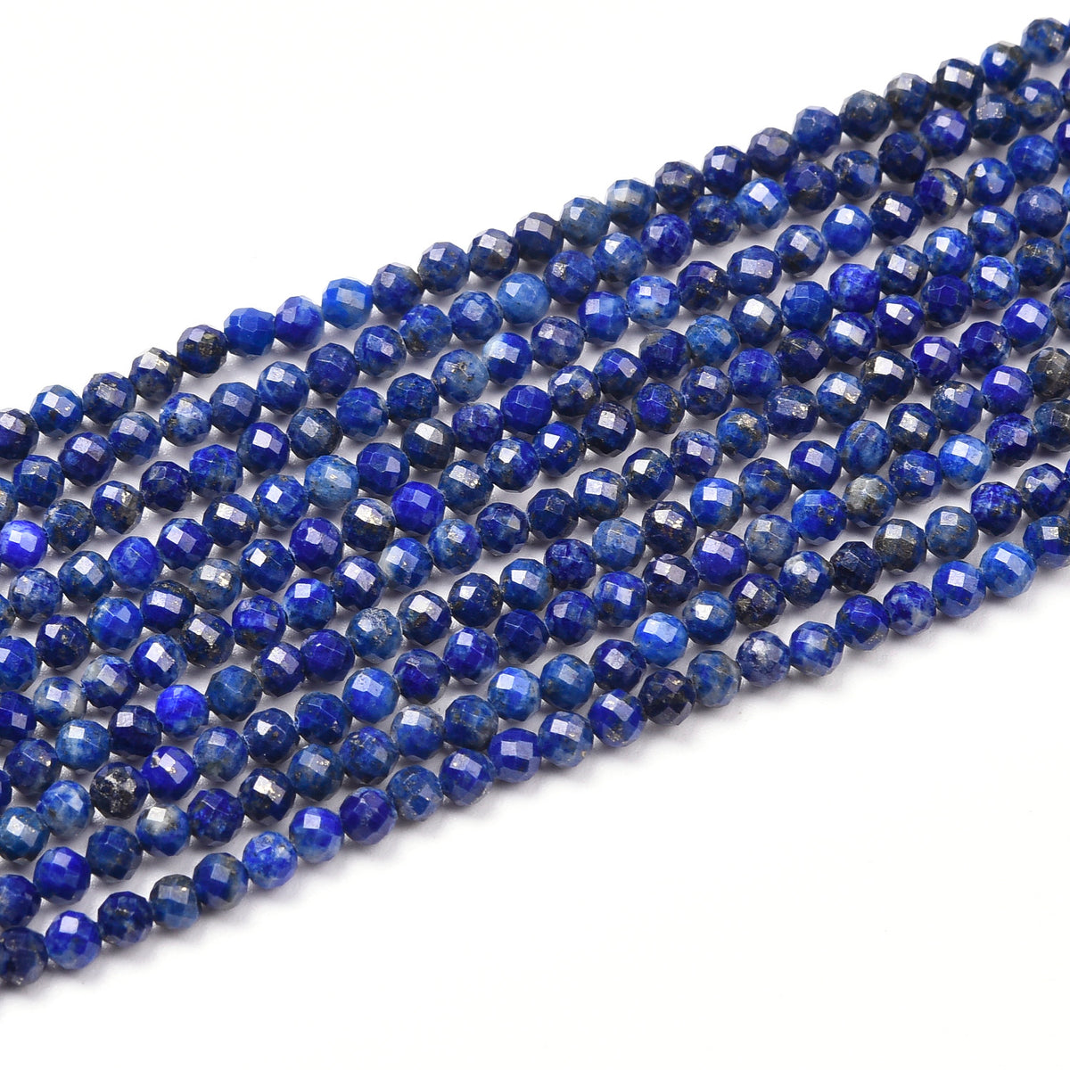 Deep Blue Lapis Beads Strand