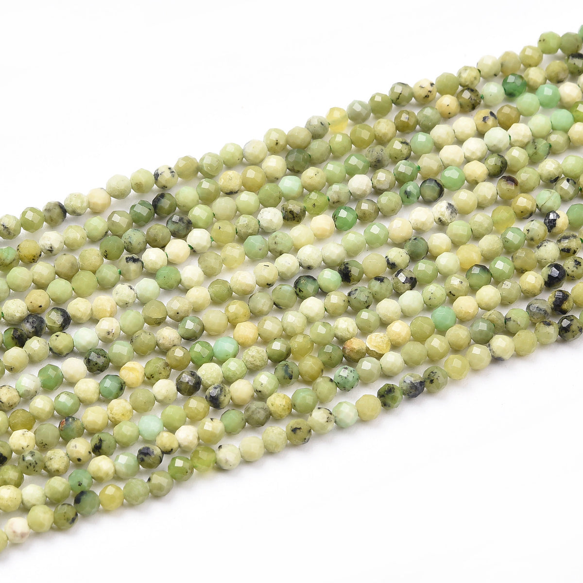 Green Chrysoprase Beads Strand