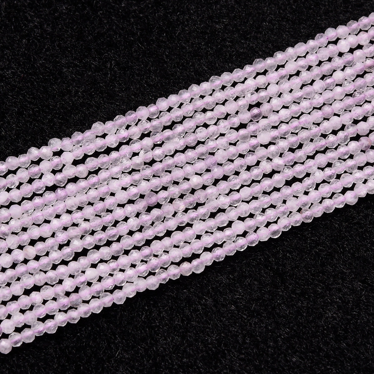 Light Amethyst Beads Strand (Pink)