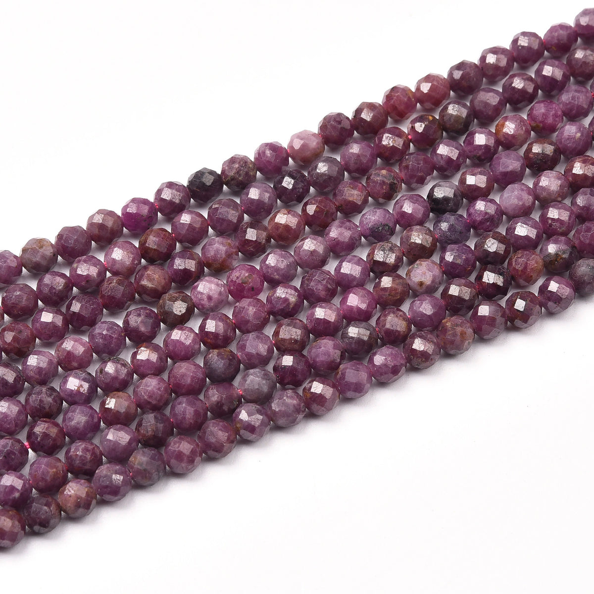 Red Ruby Beads Strand