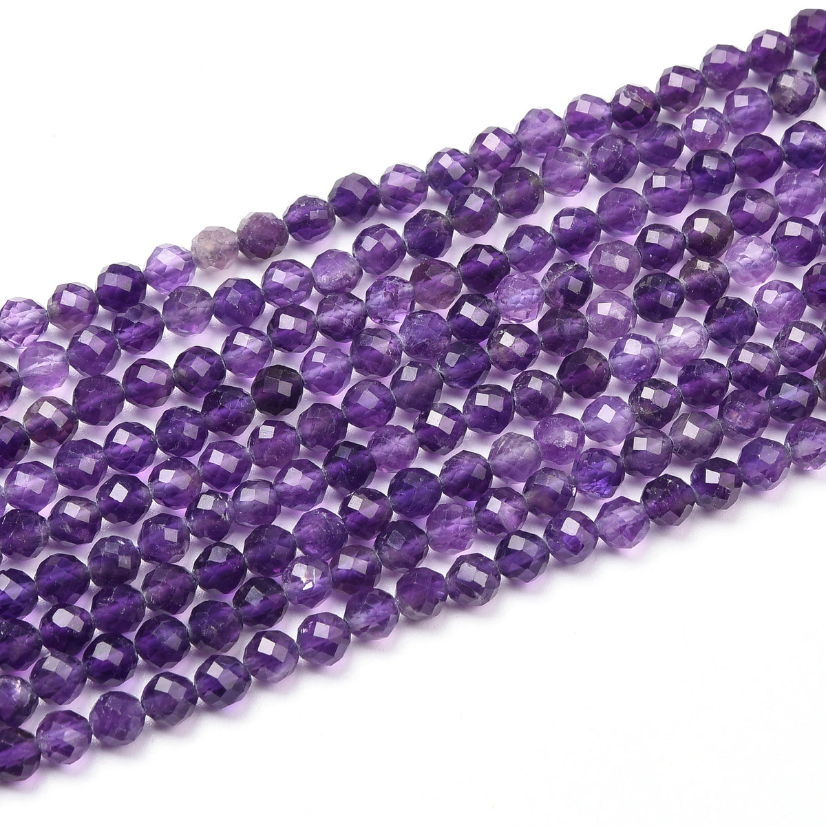 Purple Amethyst Beads Strand