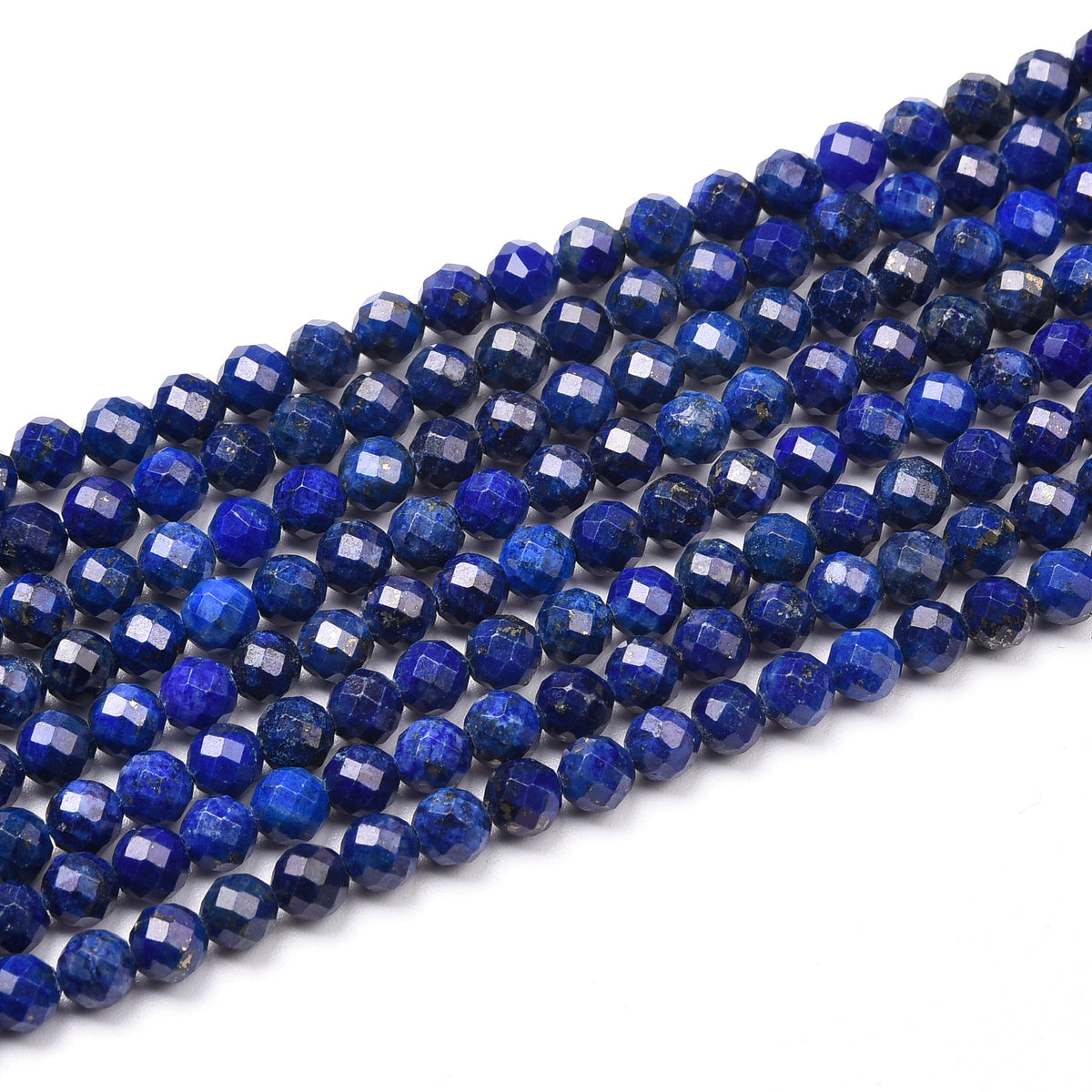 Deep Blue Lapis Beads Strand