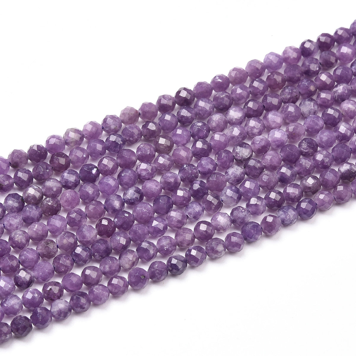 Purple Phosphosiderite Beads Strand