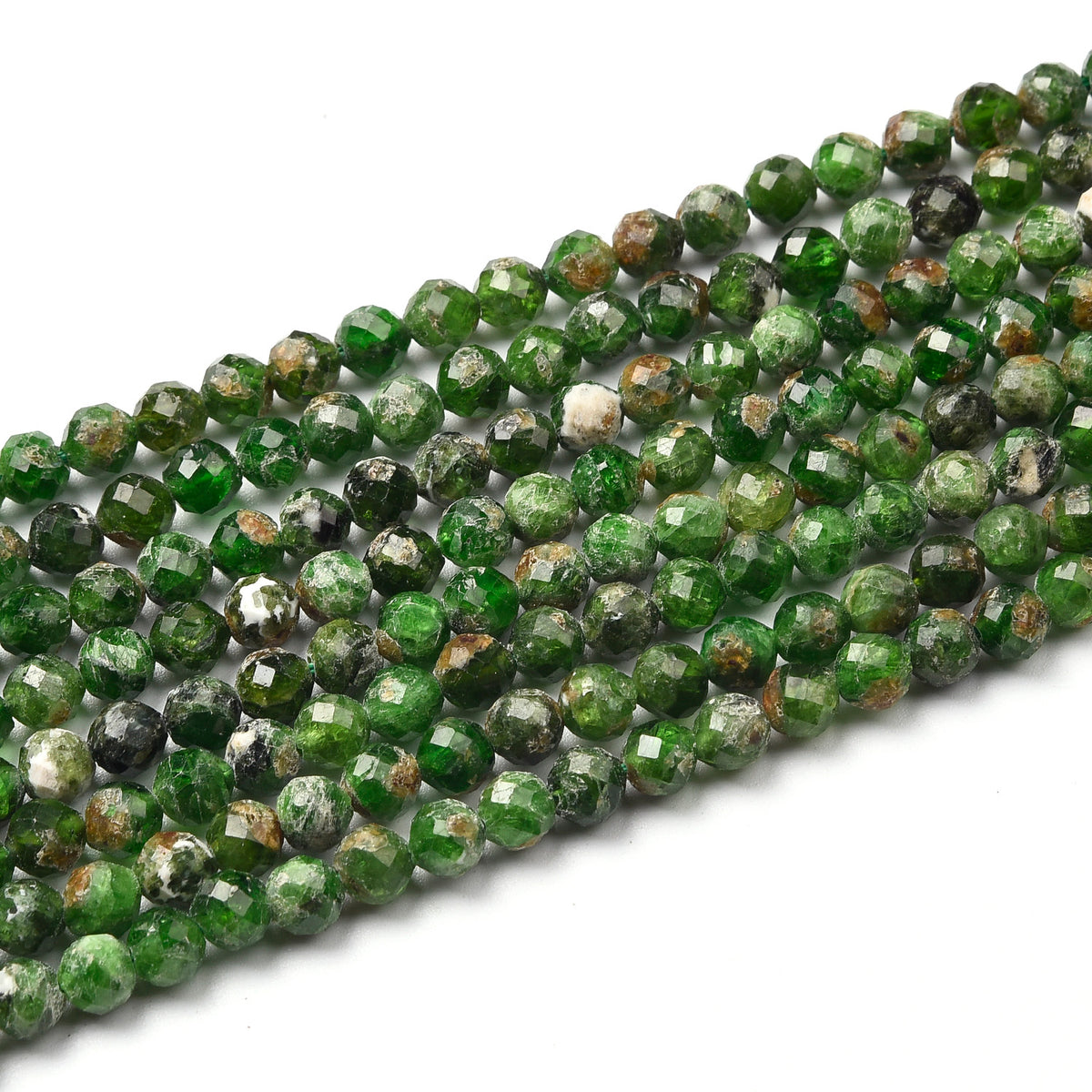 Green Diopside Beads Strand