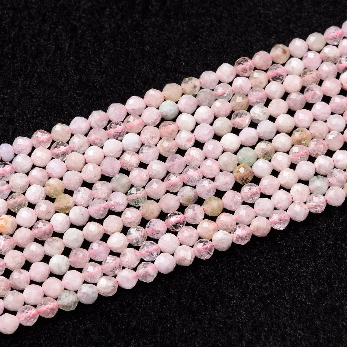 Pink / Purple Morganite Beads Strand