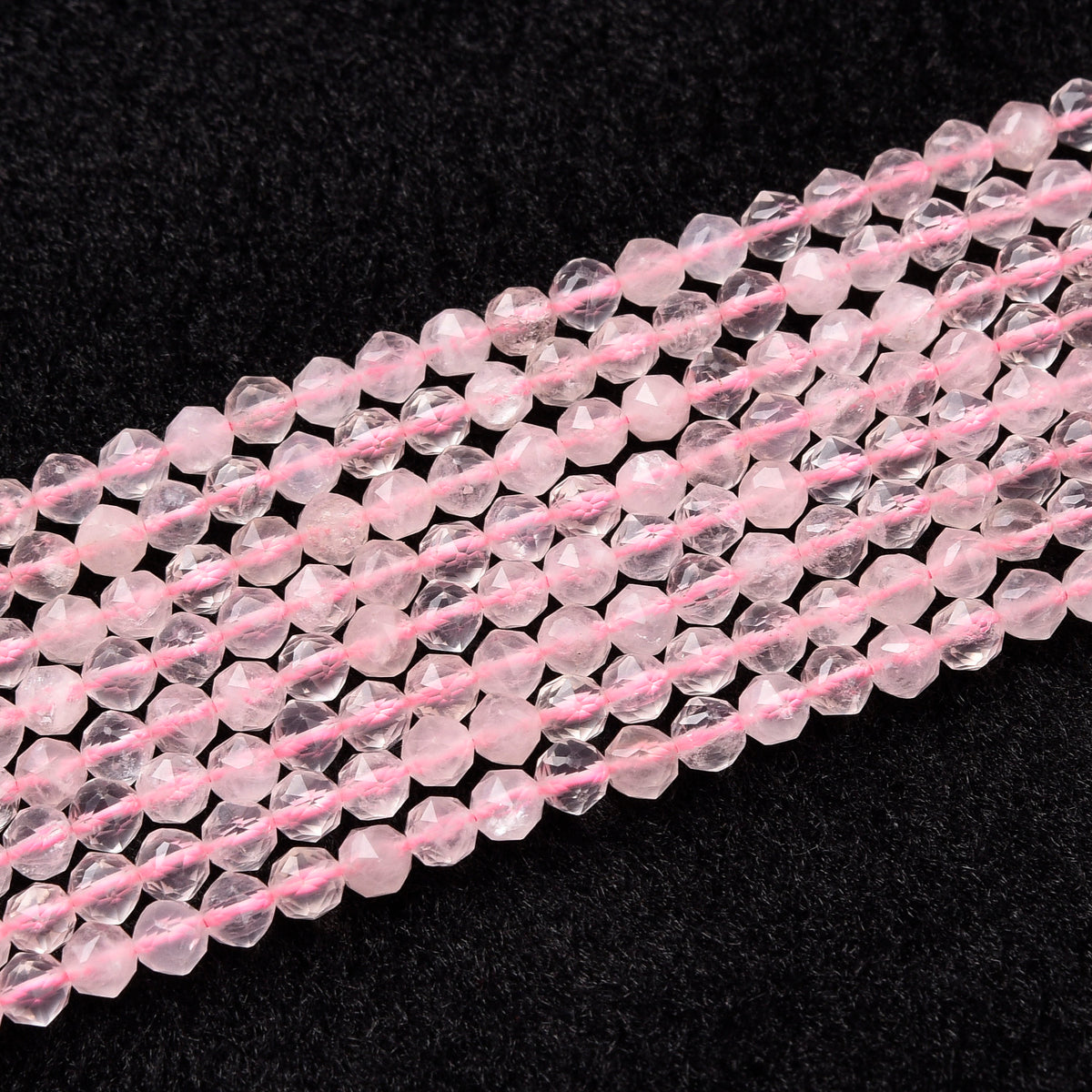 Pink Quartz Beads Strand