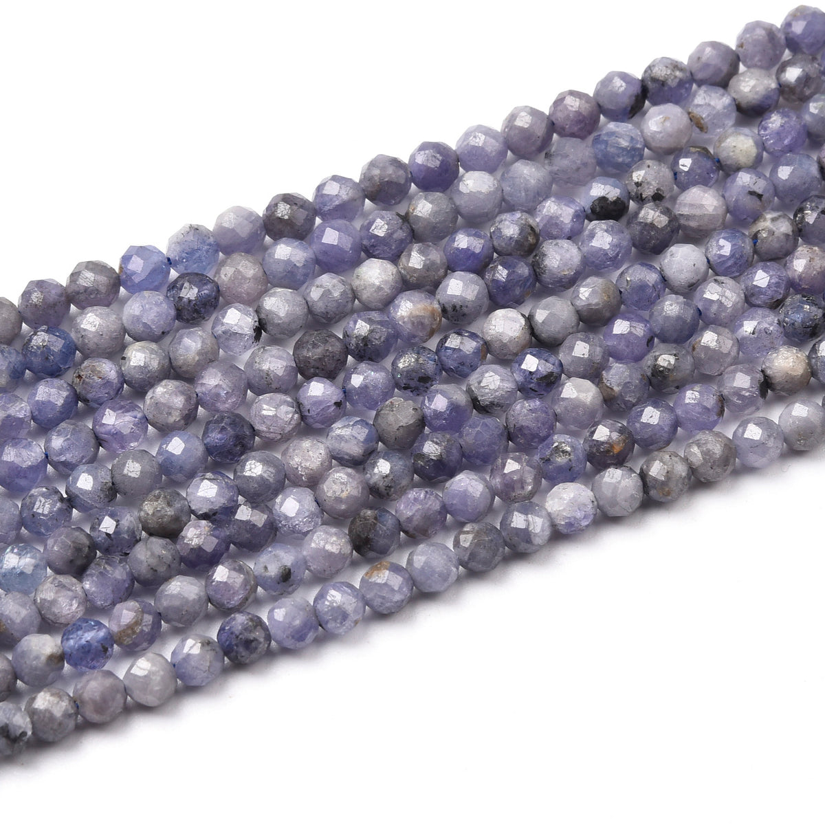 Purple Tanzanite Beads Strand