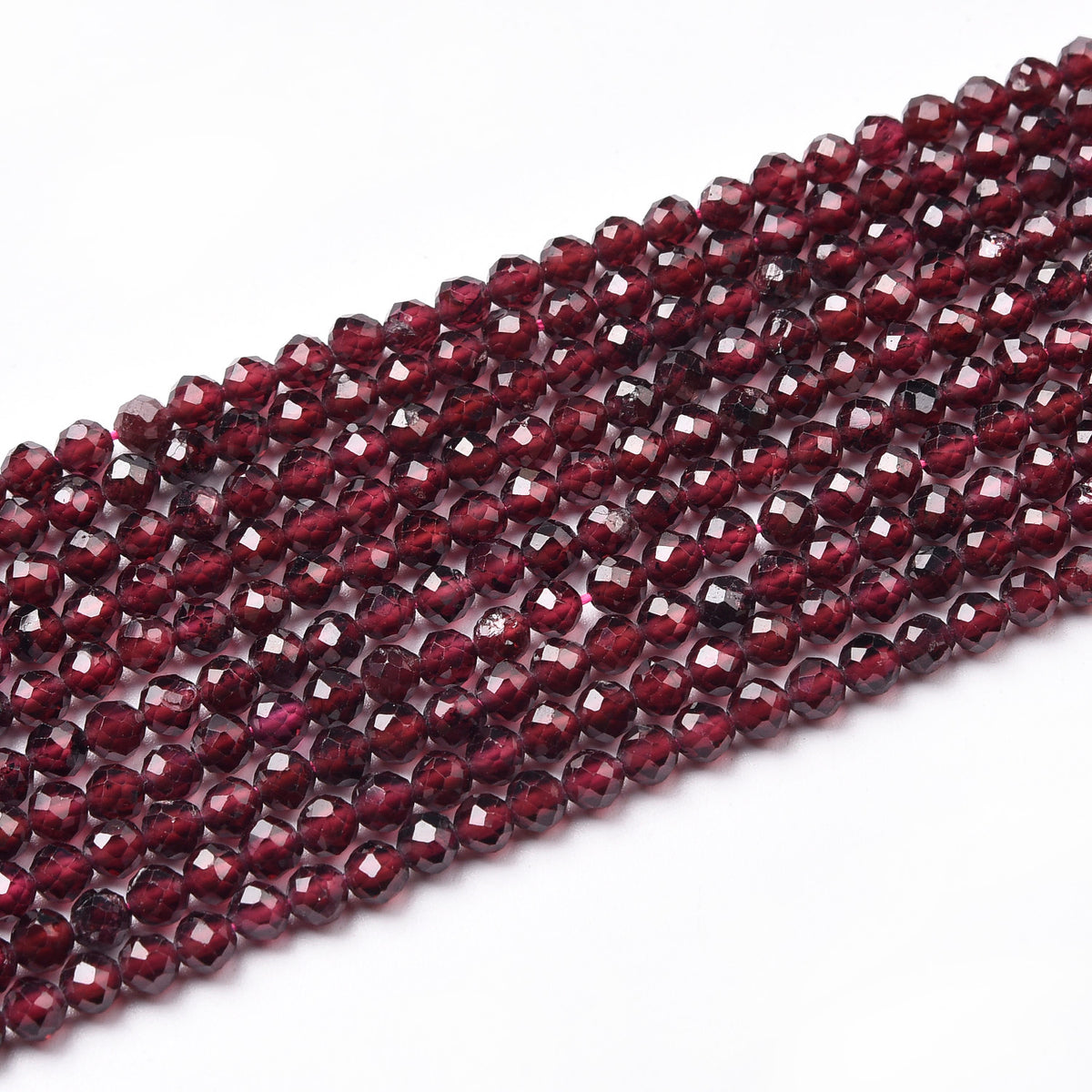 Red Garnet Beads Strand