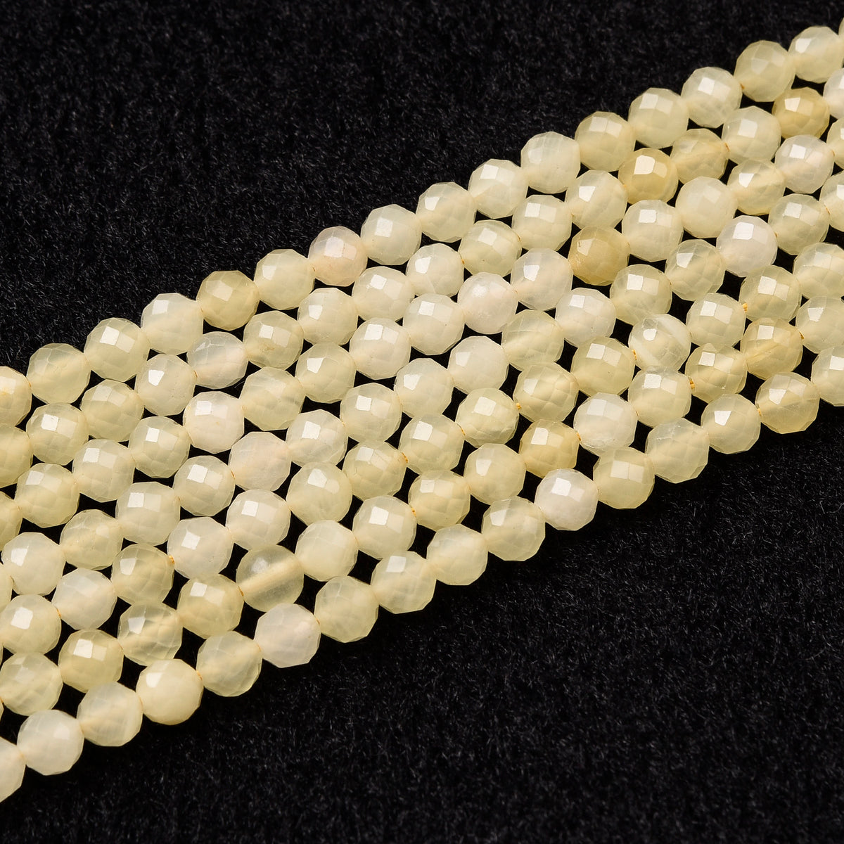 Yellow Jade Beads Strand