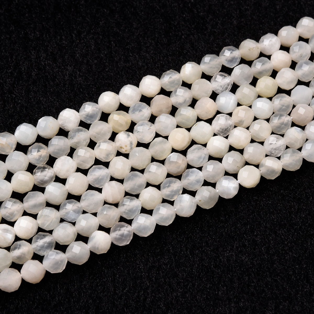 White Moonstone Beads Strand