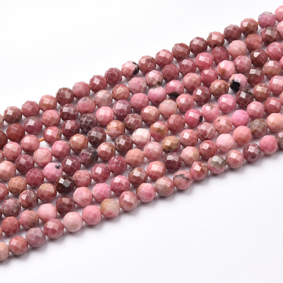 Pink Rhodonite Beads Strand