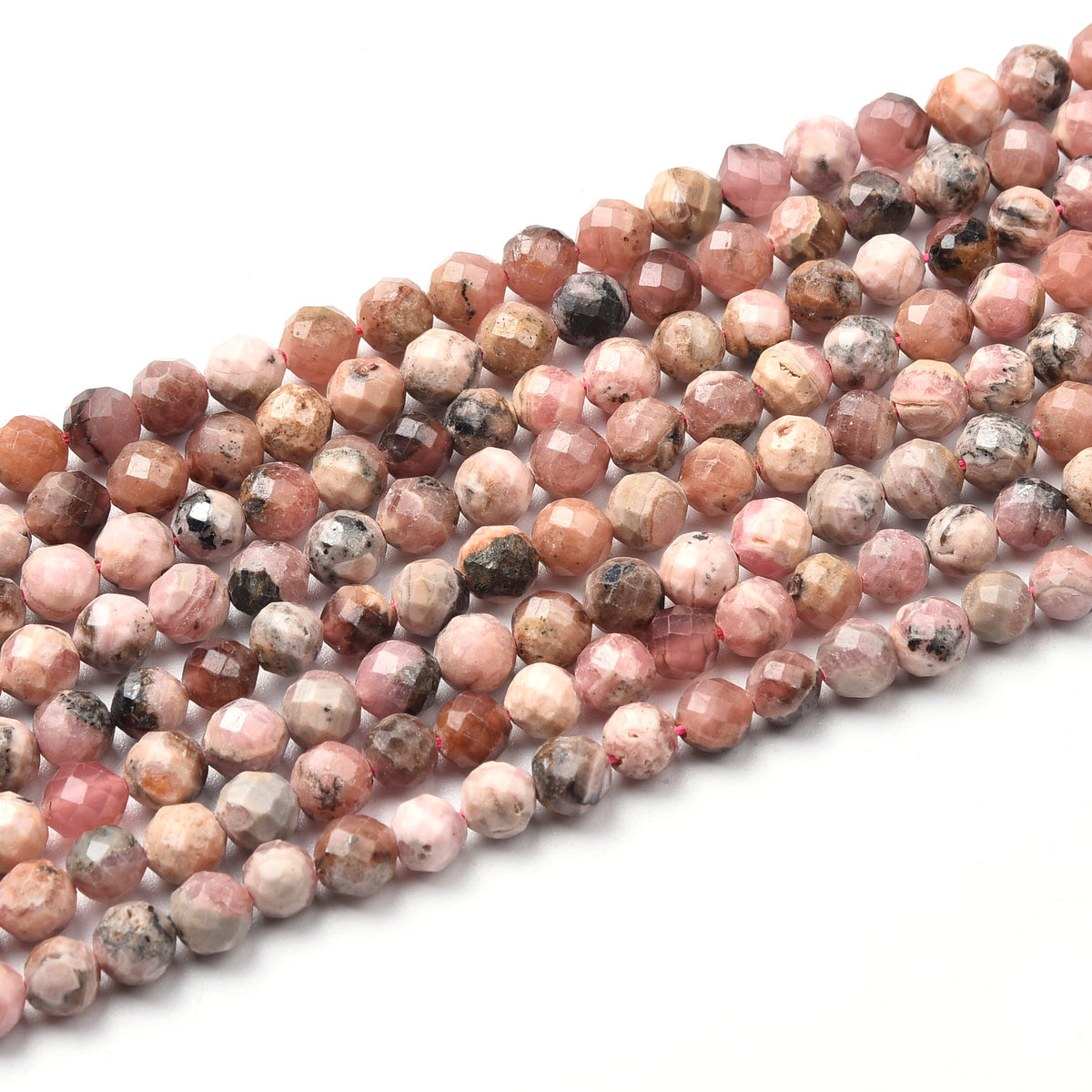 Rhodochrosite  Beads Strand