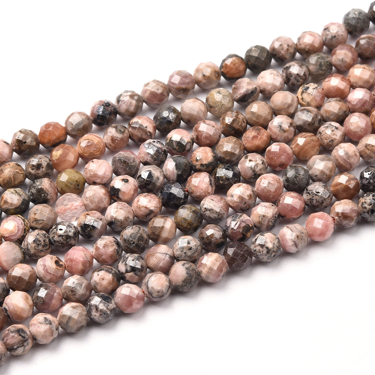 Rhodochrosite  Beads Strand