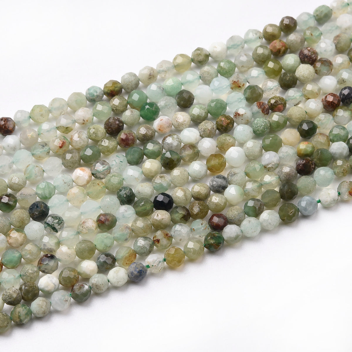 Green Chrysoprase Beads Strand