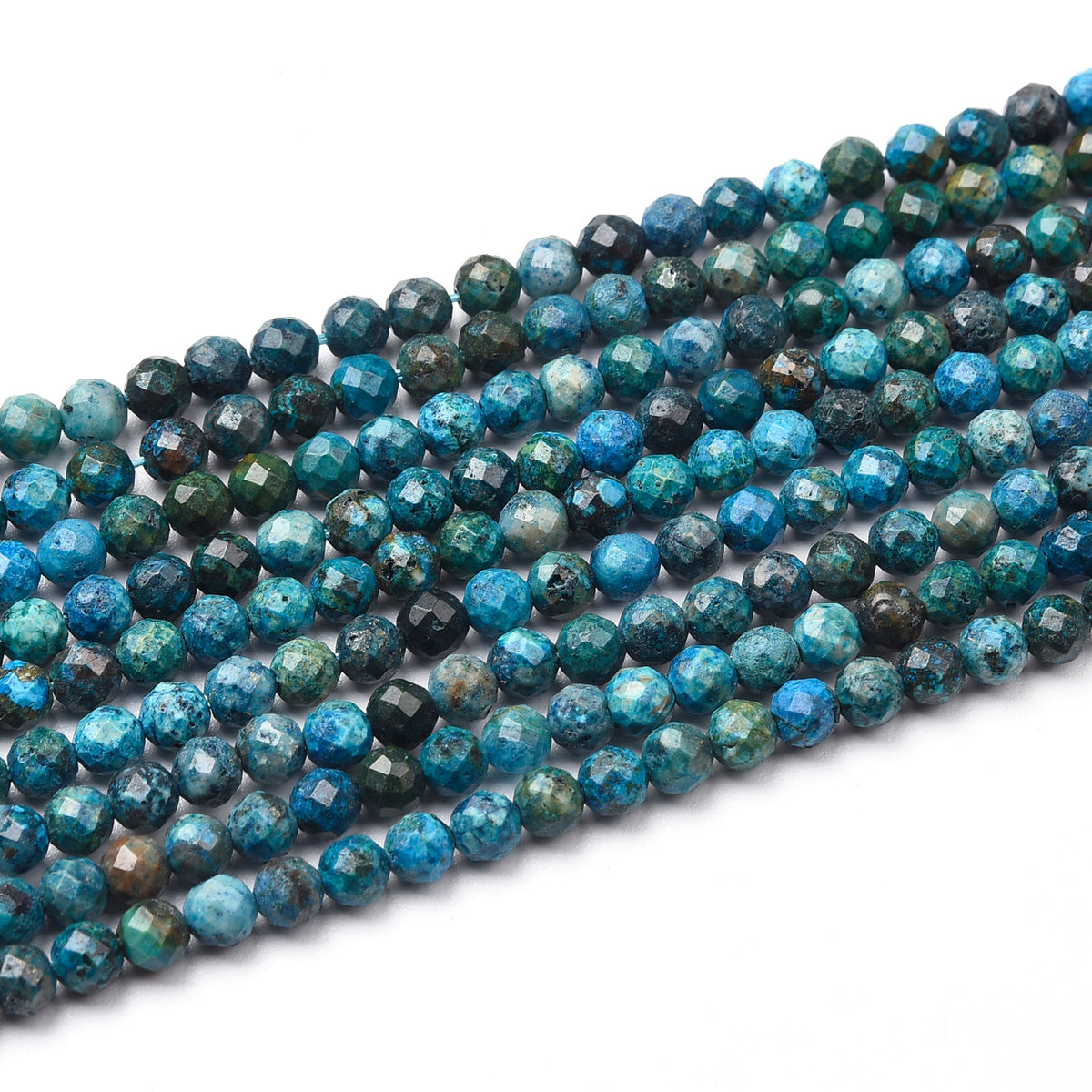 Blue / Blue Spot Tuquoise  Beads Strand