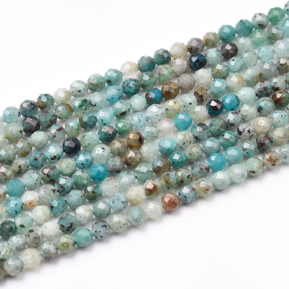 Blue Spot Chrysocolla Beads Strand