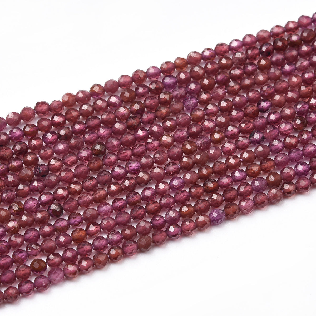 Red Garnet Beads Strand