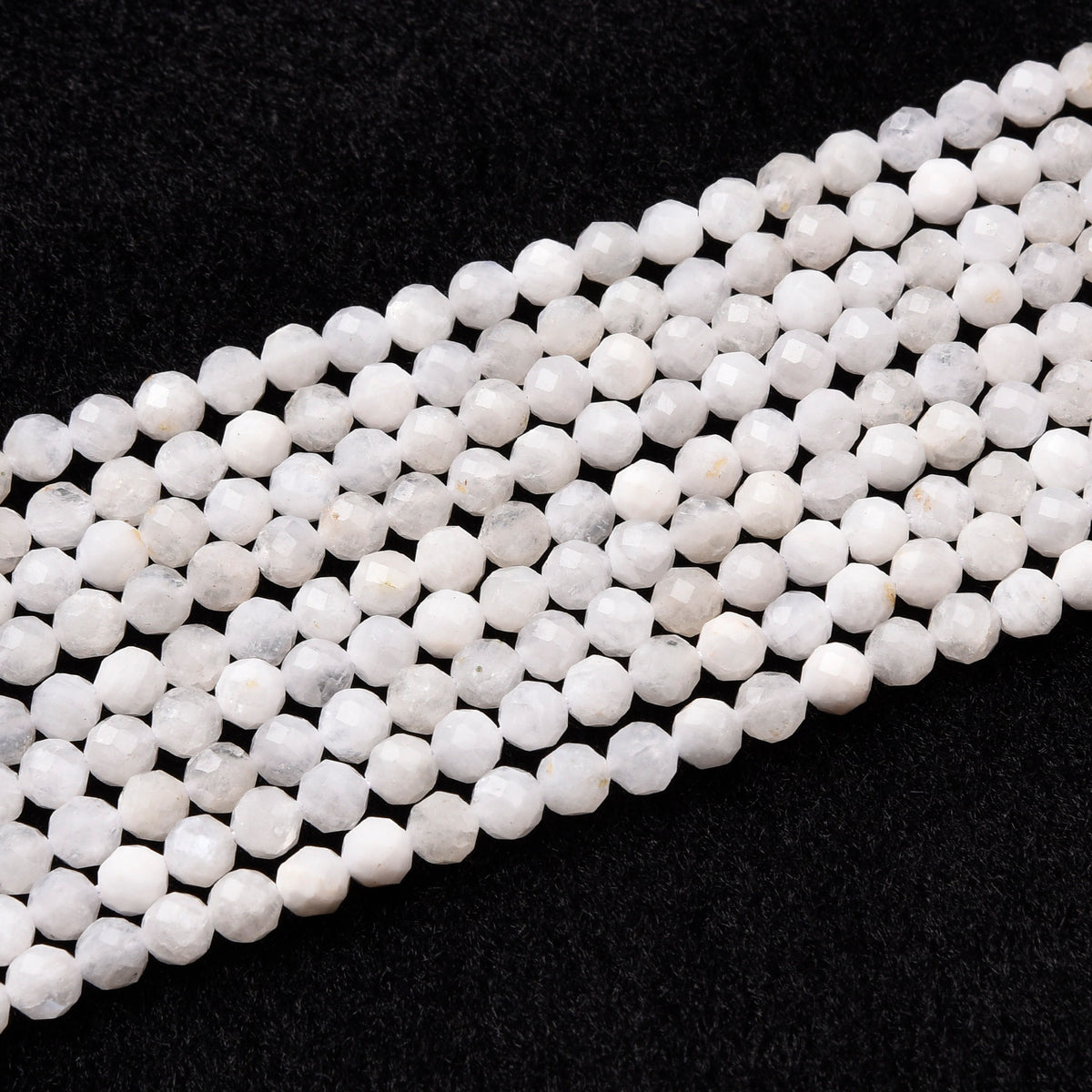 White Moonstone Beads Strand